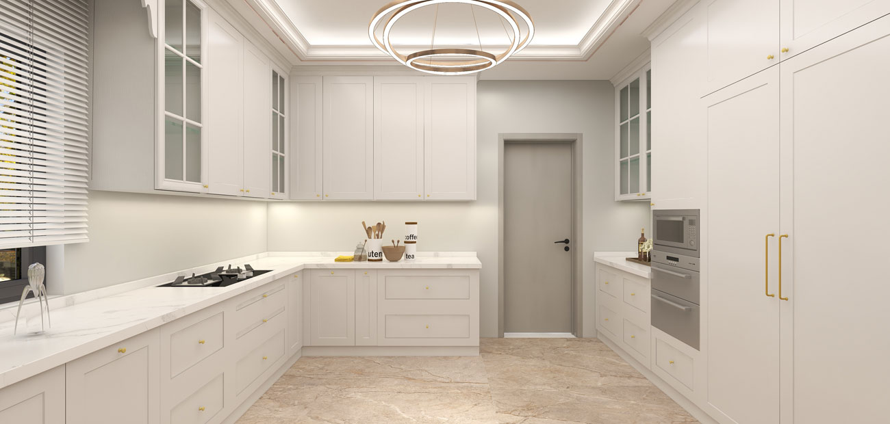 India villa kitchen cabinet project