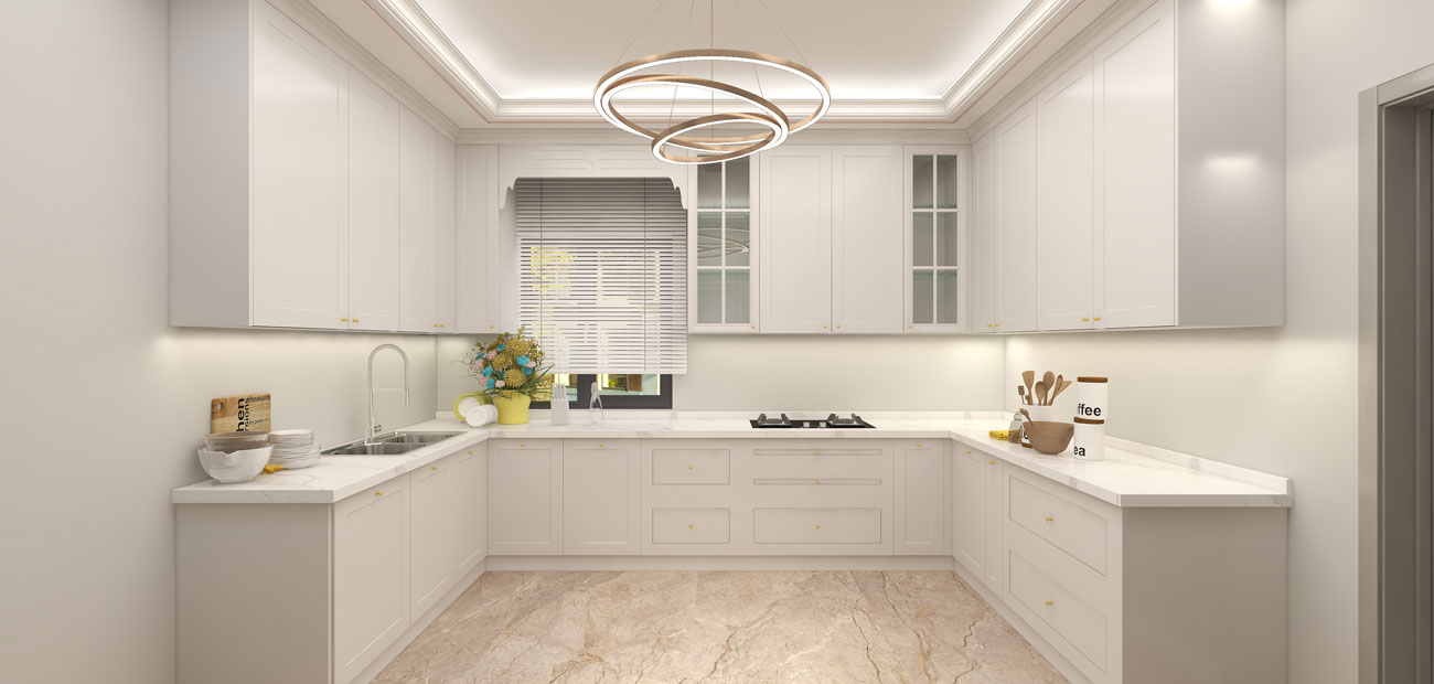 India villa kitchen cabinet project